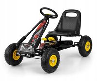 Milly Mally Gokart na pedały Thor Black Sportowy Design Wysoka Jakość