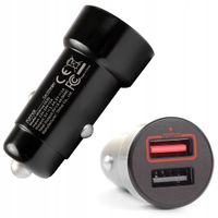 70MAI ŁADOWARKA SAMOCHODOWA 2x USB 3,4A CZARNA