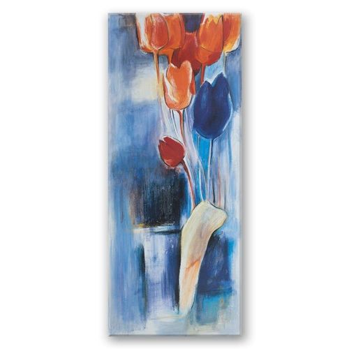 Deco Panel, Abstrakcyjne tulipany 50x100 na Arena.pl