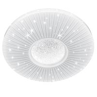 Dekoracyjna LAMPA sufitowa VEN P-6060/48 dekoracyjna OPRAWA plafon LED 74W z efektem gwiazd biały