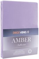 Prześcieradło DecoKing AMBER VIO 160-180x200+30