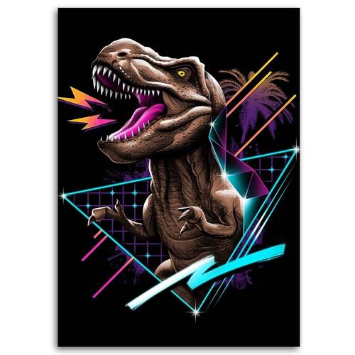 Obraz na płótnie – Canvas, T-rex anime 50x70 na Arena.pl
