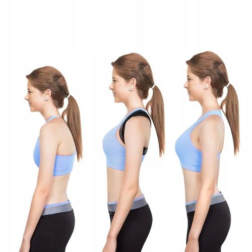 Inteligentny korektor postawy wad kręgosłupa pajączek na plecy proste plecy na Arena.pl