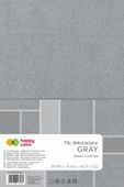filc dekorcyjny 20x30cm 1,5mm szary 3461
