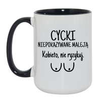 Duży Biało-Czarny 450 ml