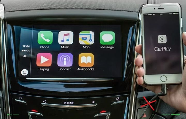 BEZPRZEWODOWY ADAPTER SAMOCHODOWY ANDROID AUTO APPLE CARPLAY 3W1 zdjęcie 4