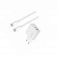 Szybka ładowarka 45W z długim kablem 2m 2 wejścia do Samsung Galaxy M21