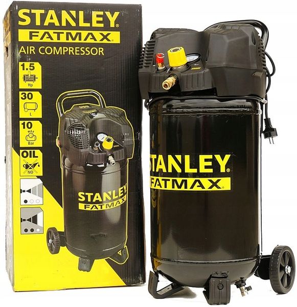 STANLEY FATMAX KOMPRESOR BEZOLEJOWY SPRĘŻARKA 30L zdjęcie 12