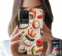 ETUI DO SAMSUNG GALAXY S20 Ultra - SŁODKIE UŚMIECHNIĘTE SUSHI OBUDOWA CASE
