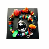 ŁAPACZ SŁOŃCA kamień AGAT Prezent na Święta pod Choinkę zawieszka na OKNO