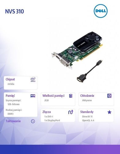 Karta graficzna NVIDIA NVS 310 2GB, DP na Arena.pl