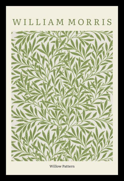Plakat 20x30cm Design Willow Pattern, Morris Vintage do Salonu zdjęcie 1