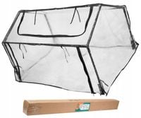 FLO MINI SZKLARNIA OGRODOWA NASKRZYNIOWA TUNEL FOLIOWY 120x80x60cm 90003