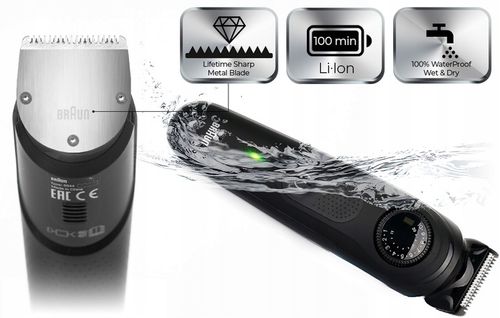 MASZYNKA DO WŁOSÓW ZAROSTU BRODY BRAUN SERIES 7 FULL MetalBlade - LIMITPACK na Arena.pl