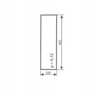 szyba przednia dolna do ciągnika Ursus C-330 C-360 kabina Koźmin Z.Szyszka