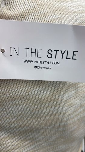 Bluzka dzianinowa z długim rękawem Saffron Barker Cream Top In The Style 16 na Arena.pl