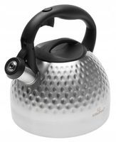 CZAJNIK Stalowy Z Gwizdkiem SATYNOWY Satyna 2,7l INDUKCJA Gaz 6644