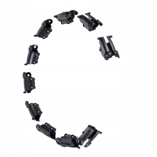 HULA HOP PLUS SIZE BLACK Z WYPUSTKAMI I OBCIĄŻNIKIEM HMS HHW11 DUŻE KOŁO na Arena.pl