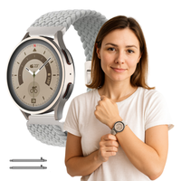 Pasek do Samsung Galaxy Watch 6 Classic 47mm opaska uniwersalny szary 20mm