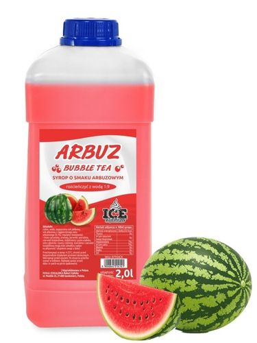 Koncentrat do kulek Bubble Tea 2l ARBUZ 2,7kg 1:9 - syrop o smaku arbuzowym na Arena.pl