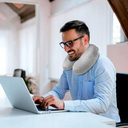 Poduszka Podróżna Ortopedyczna Memory Rogal Szyję na Arena.pl