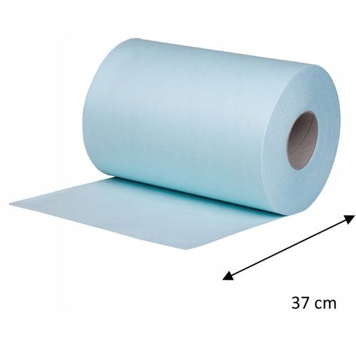 Czyściwo włókninowe krepowane turkusowe 30x38, 350 listków waga 2,2kg ROLKA na Arena.pl