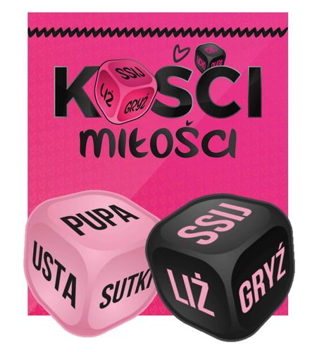 Kości Miłości RÓŻOWE na Arena.pl