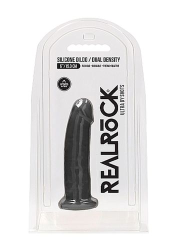 Silicone Dildo Without Balls - 15,3 Cm - Black na Arena.pl