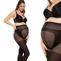 GATTA Rajstopy Ciążowe BODY PROTECT 100 DEN Nero czarne 5-XL