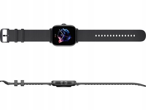 Zegarek Amazfit GTS 3 Graphite Black czarny GPS Bluetooth smartwatch na Arena.pl