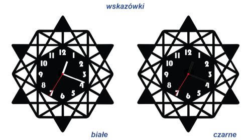 ZEGAR ŚCIENNY GEOMETRIA 38cm M 110.10 na Arena.pl
