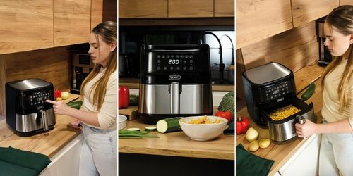 4w1 Frytkownica beztłuszczowa Air Fryer Yoer +WiFi 6L 1700W +Programator na Arena.pl
