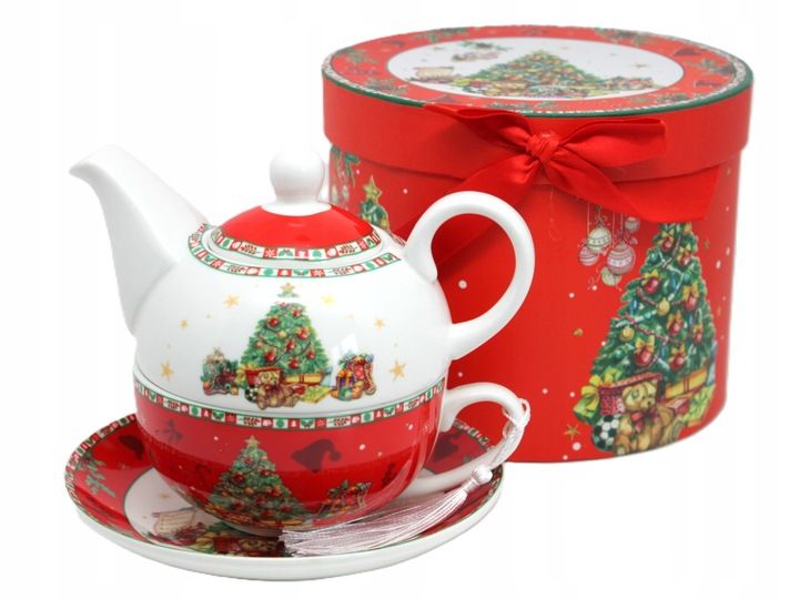 ŚWIĄTECZNY DZBANEK Z FILIŻANKĄ TEA FOR ONE zdjęcie 3