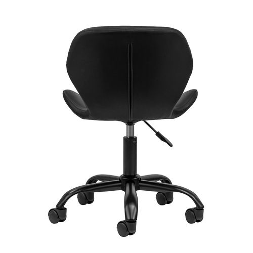 Taboret kosmetyczny QS-06B czarno czarny na Arena.pl