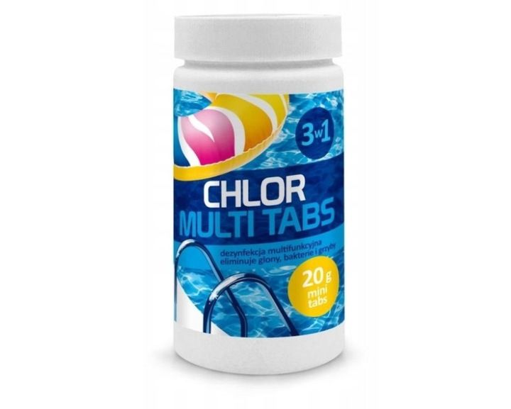 CHLOR DO BASENU JACUZZI GAMIX MULTI TABLETKI 1KG 50X 20G CHEMIA zdjęcie 2