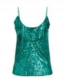 Top casualowy PINKO zielony rozmiar 42