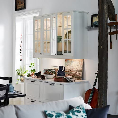 Listwa taśma oświetleniowa blatu kuchennego szafek Ściemniana 30 cm MITTLED srebrny na Arena.pl