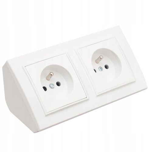 GNIAZDO PODWÓJNE MEBLOWE NAROŻNE KUCHENNE BLATOWE BIURKOWE WPUSZCZANE na Arena.pl