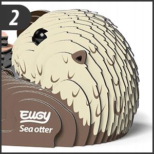 Wydra Eugy. Eko Układanka Puzzle 3D. na Arena.pl