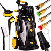 Myjka ciśnieniowa pompa mosiężna 3200W Indukcja 350bar ZESTAW PRO