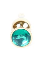 Mylove Toys - Jewellery Gold Butt Plug- Green