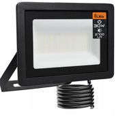 Naświetlacz LED SLIM 30W halogen lampa 2 kolory reflektor zewnętrzny czarny