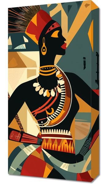 Obraz 30x60cm Afrykańska Mozaika zdjęcie 1