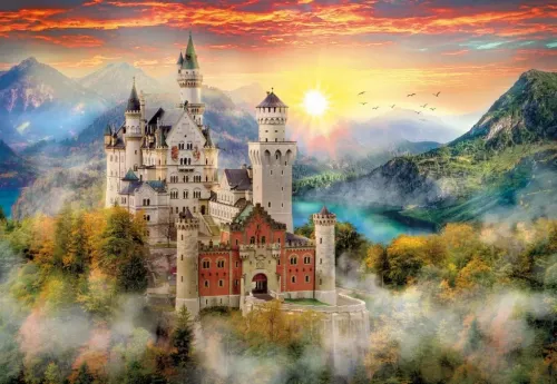 Puzzle 2000 elementów. High Quality Collection. Neuschwanstein na Arena.pl