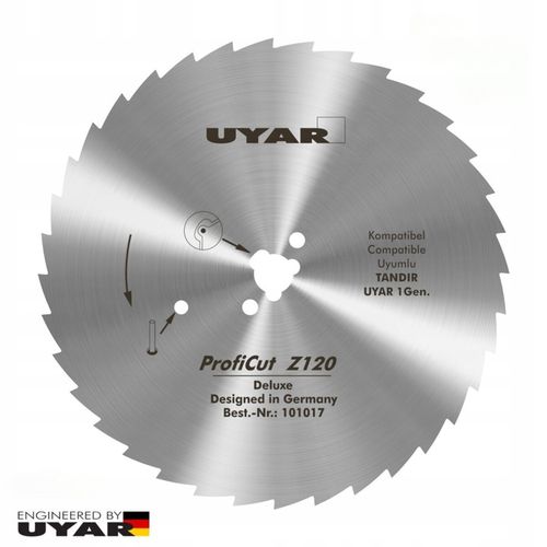 Ostrze do noża ząbkowane 120mm do Tandir 120 Dost 120 UYAR ProfiCut Z120 na Arena.pl