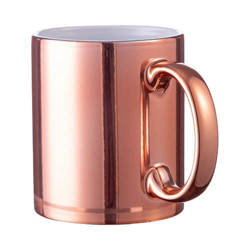 Kubek platerowany 330 ml do sublimacji - miedziany na Arena.pl