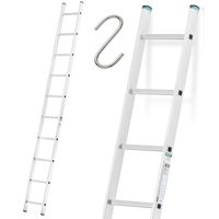 Drabiny drabina aluminiowa przystawna ALOSS mocna TUV 1x10 - 2,84m