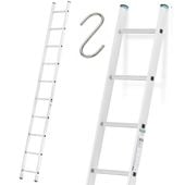 Drabiny drabina aluminiowa przystawna ALOSS mocna TUV 1x10 - 2,84m