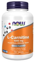 NOW FOODS L-Carnitine - L-Karnityna 1000 mg (100 tabl.)