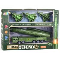 ZABAWKOWY ZESTAW  DLA DZIECI CIĘŻARÓWKA Z MYŚLIWCAMI